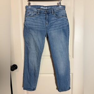Eddie Bauer Light Blue Straight Leg Lined Jeans